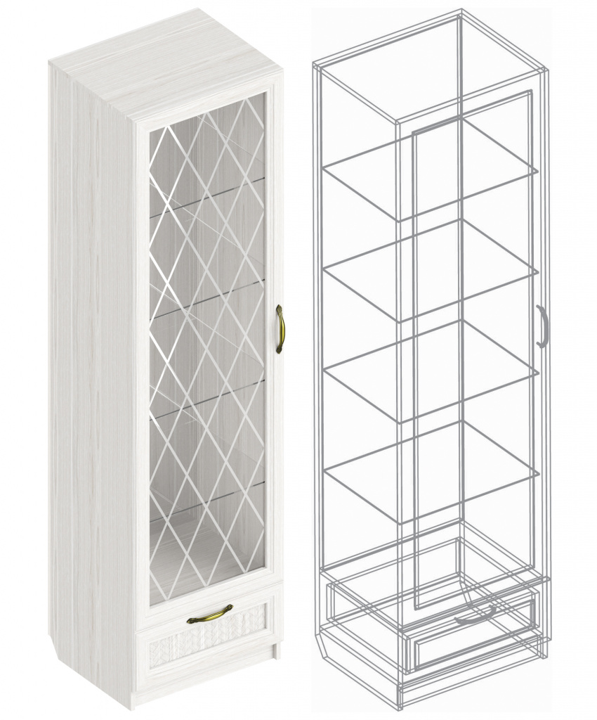 Витрина «Александрия» ГА-14 550х455х2050