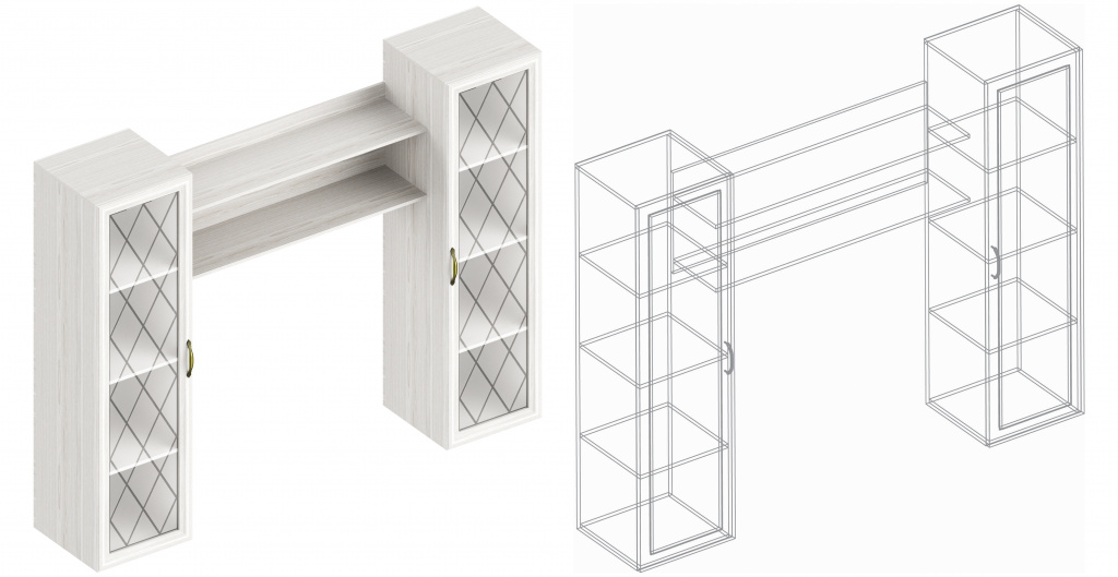 Надстройка «Александрия» ГА-10 2100х425х1628